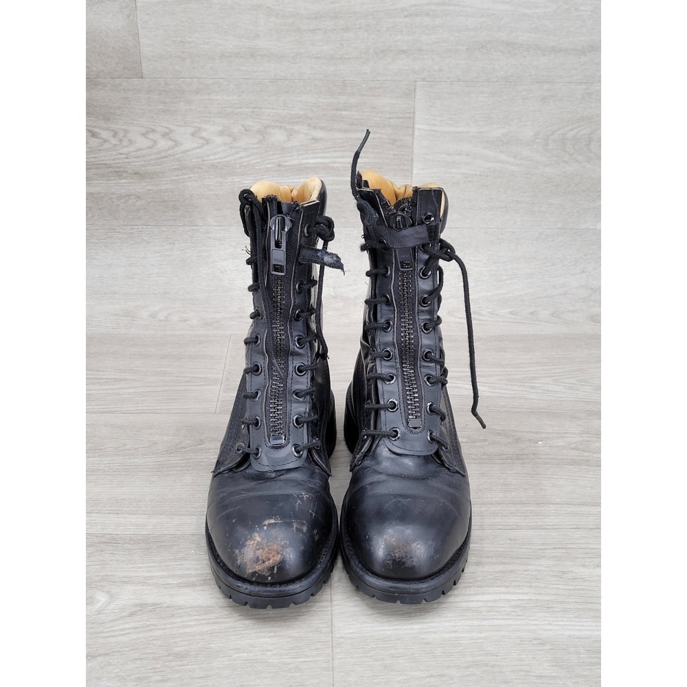 Vintage Chippewa Leather Work Boots Men's Size 4D Brown Lace Up USA Made